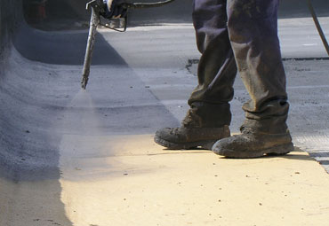 Coating systems over Buffalo spray foam roof systems